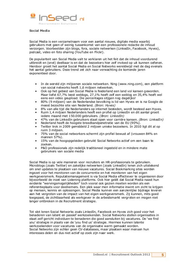 recruitmentplan voorbeeld